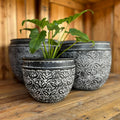 Black & White Boho Planters