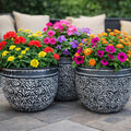 Black & White Boho Planters