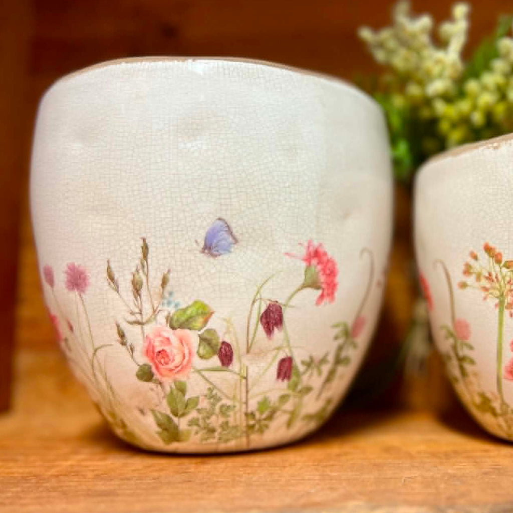Wildflower Botanical Pots