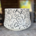 "Forest" Black & White Squat Planters