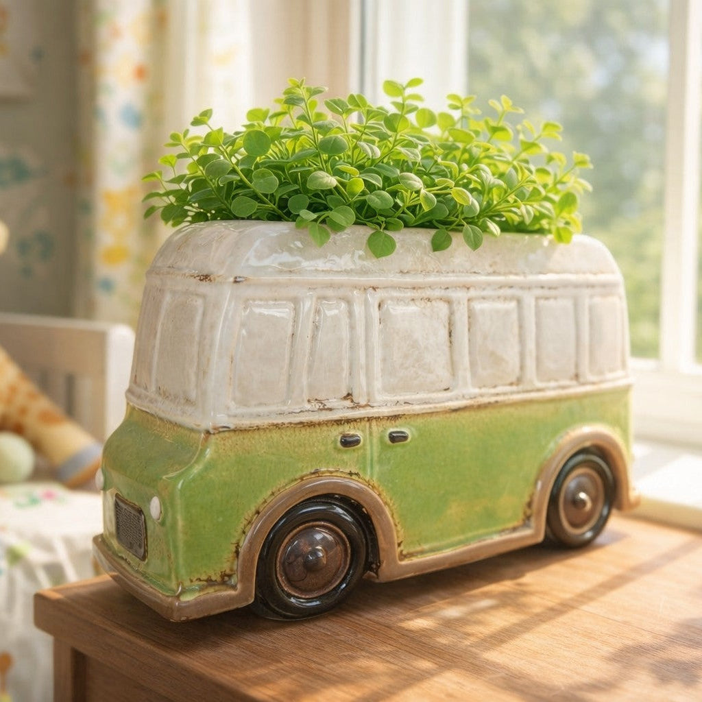 Ceramic Bus Shaped Planter