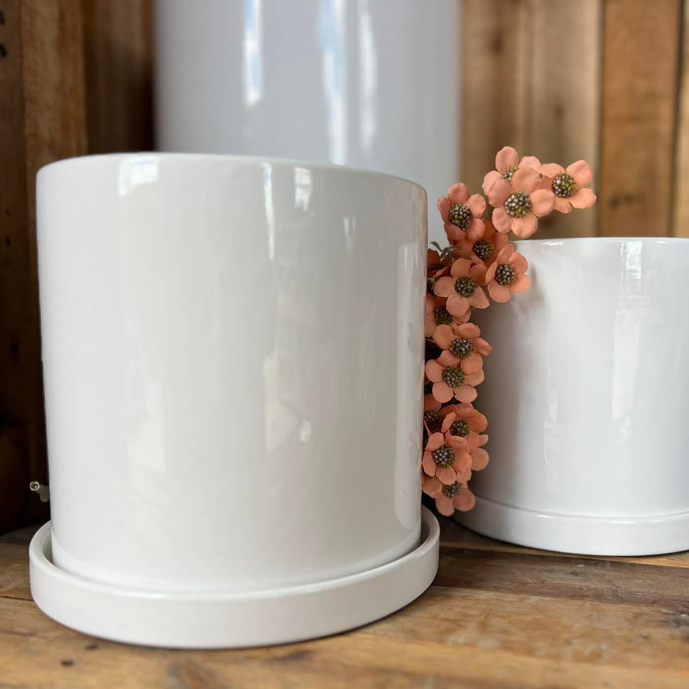 Classic White Pots