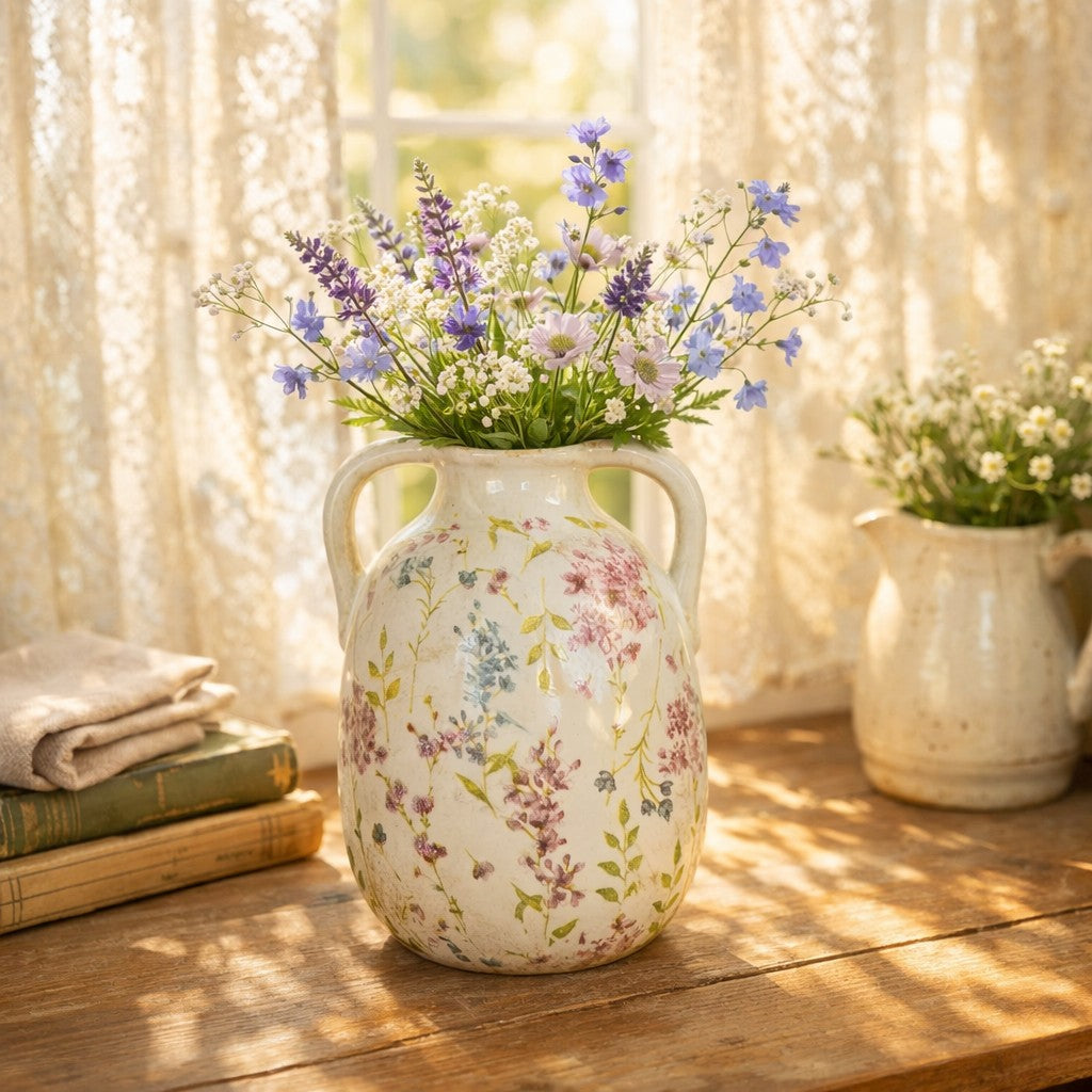 Handcrafted Floral Vase