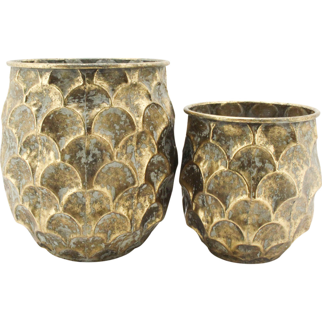 Opulent Gold Planters
