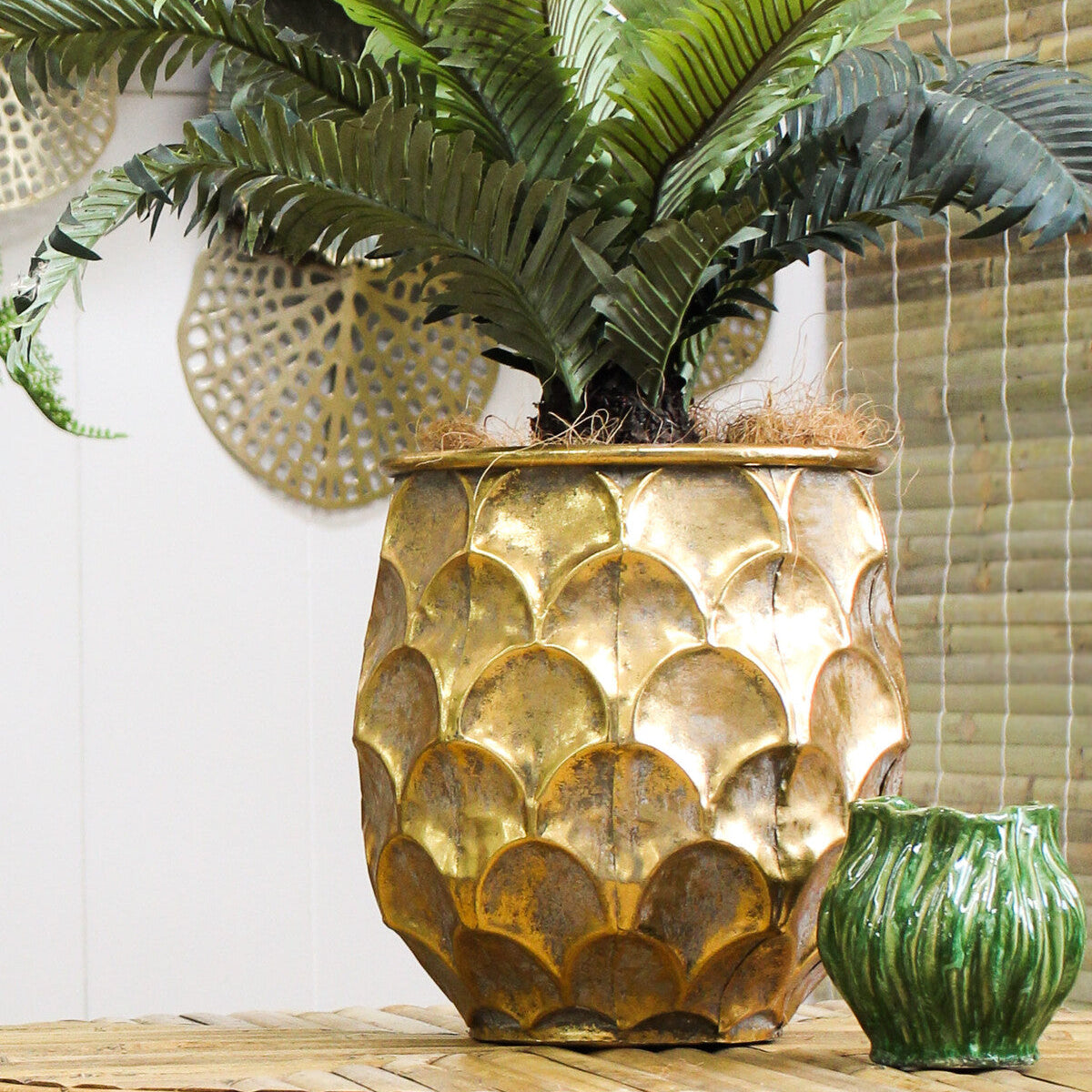 Opulent Gold Planters