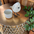 Gold Patterned Planter/Table