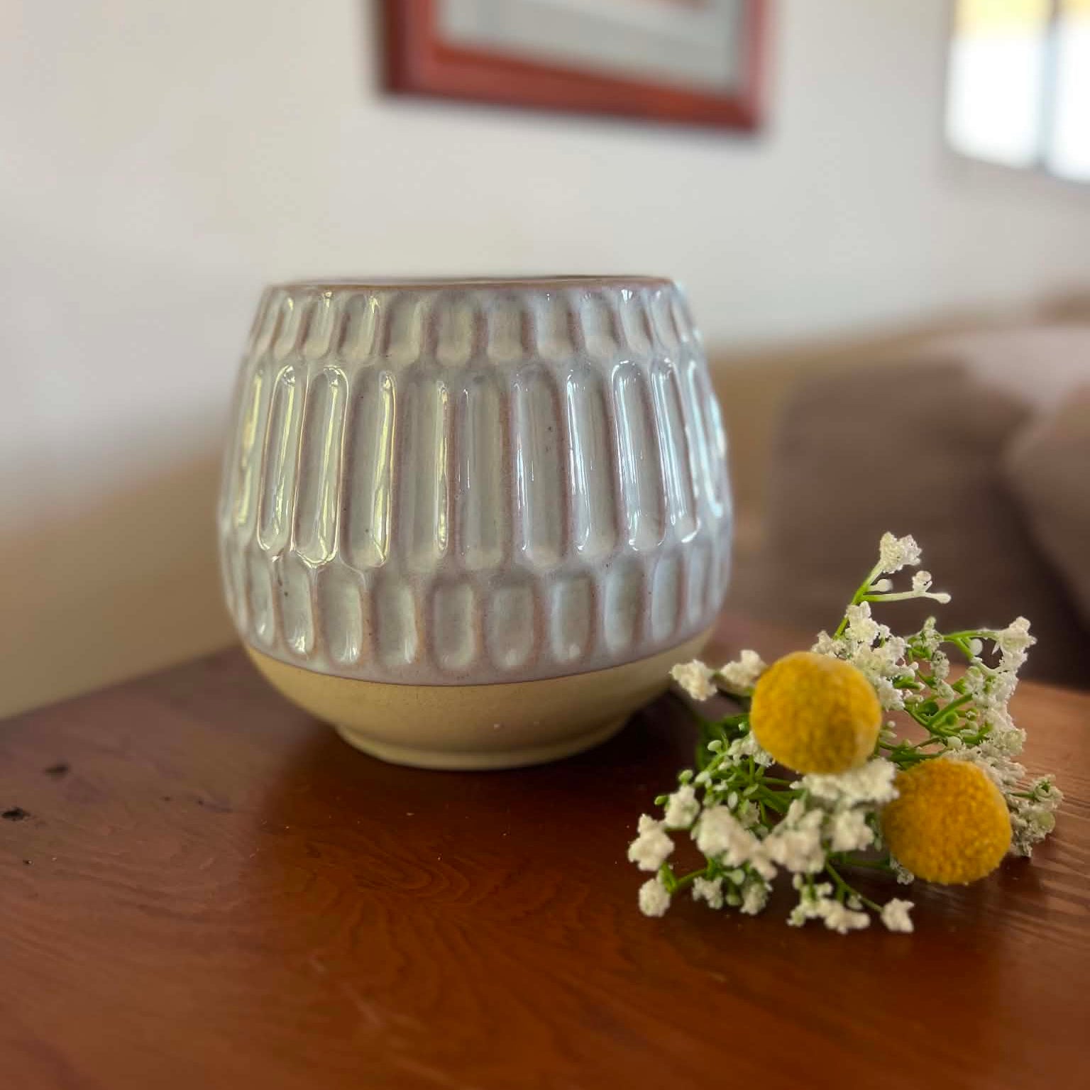 Modern Textured Pot