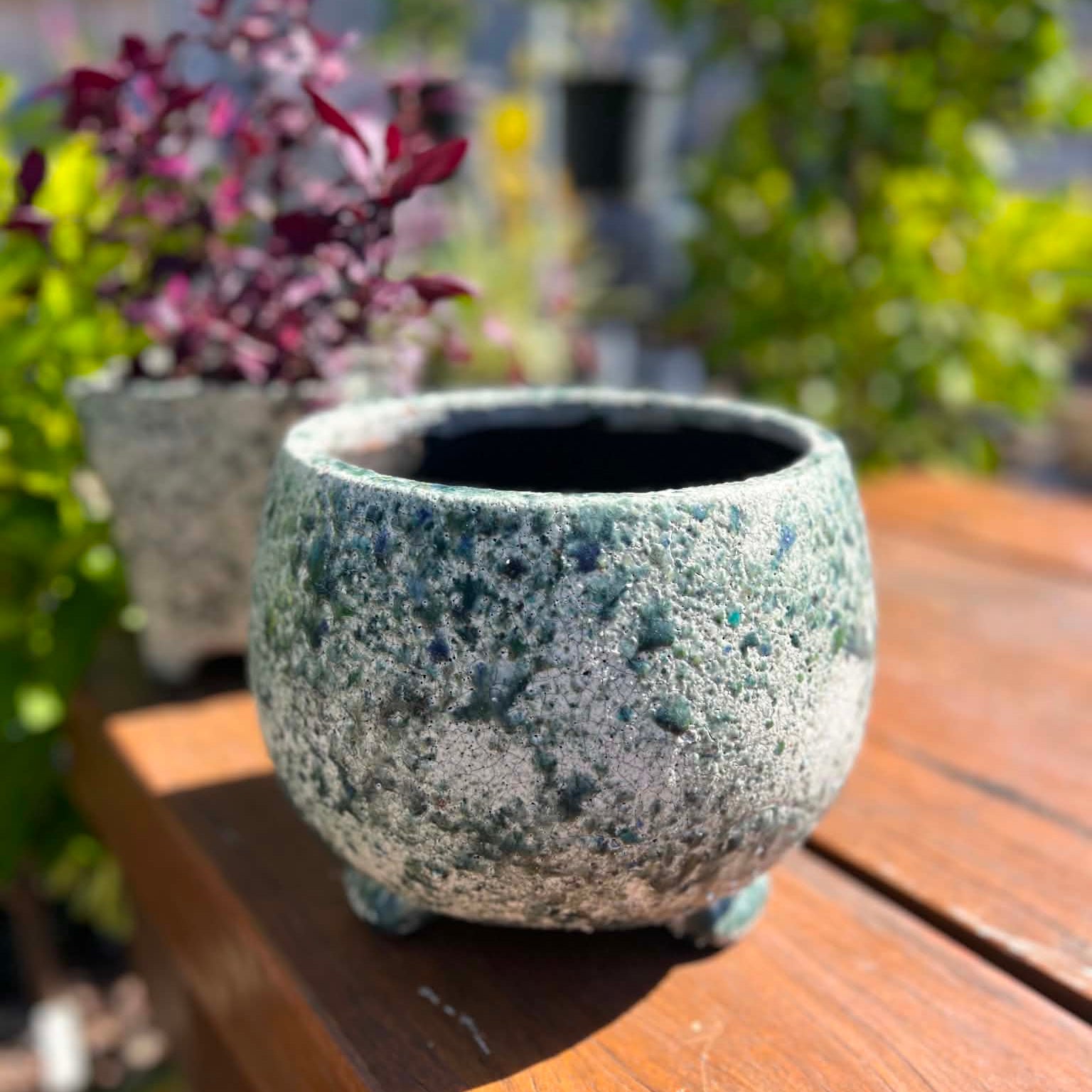 Volcanic JADE Round Pot