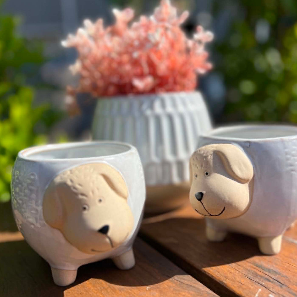 Puppy Dog Planter