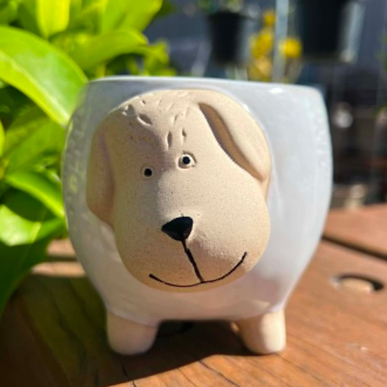 Puppy Dog Planter