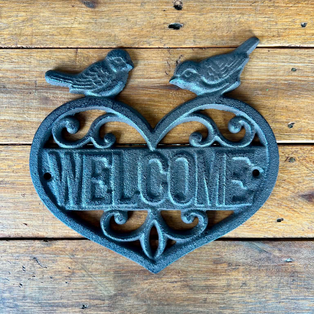Love Birds Welcome Sign