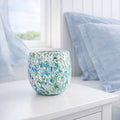 Blue Mosaic Glassware - Tall
