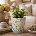 Botanical Pot with saucer