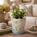 Botanical Pot with saucer