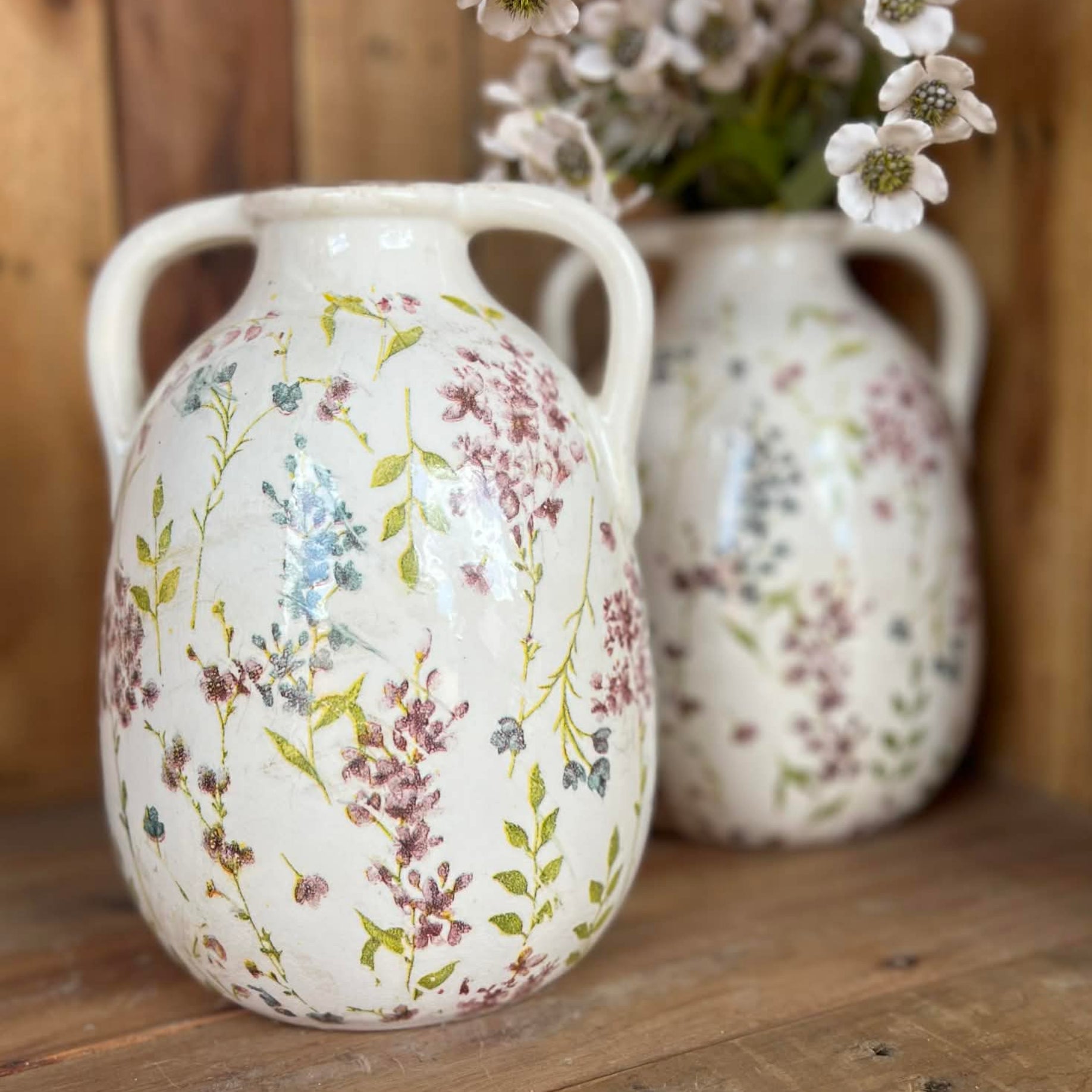 Handcrafted Floral Vase