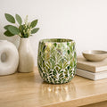 Green Mosaic Glassware - Tall