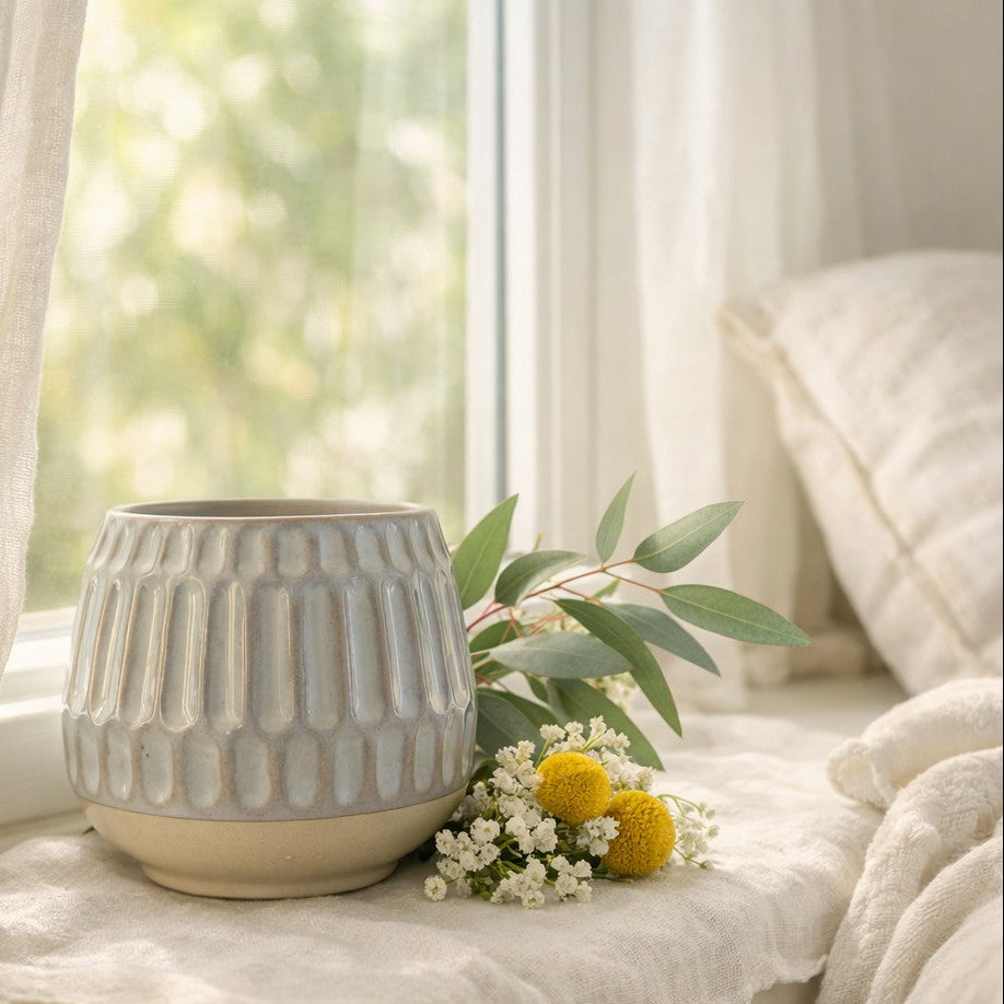 Modern Textured Pot
