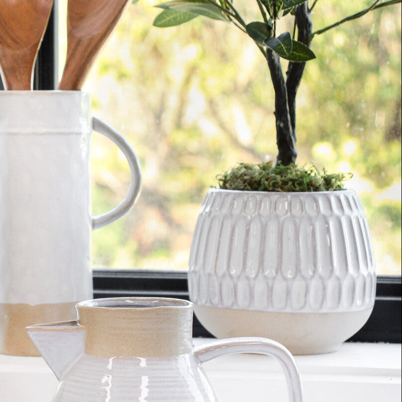 Modern Textured Pot