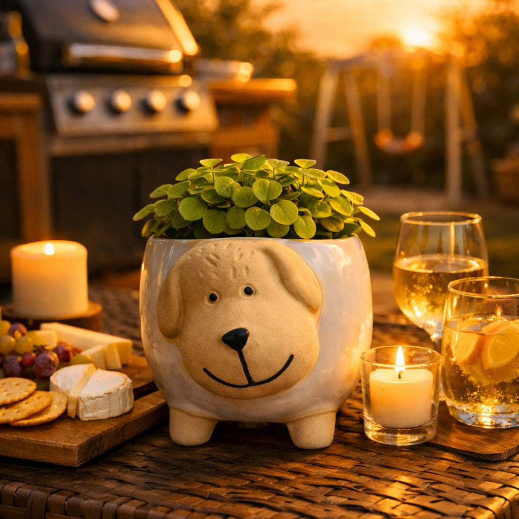 Puppy Dog Planter