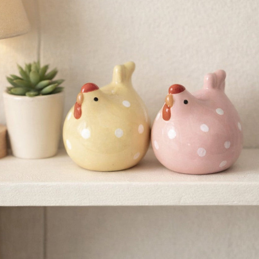 Mini Ceramic Hens