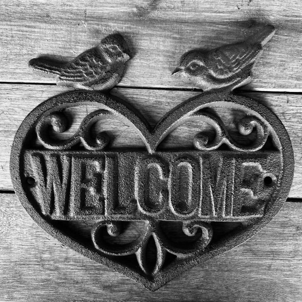 Love Birds Welcome Sign